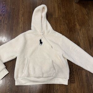 POLO RALPH LAUREN Pile Fleece Hoodie Size XL Unisex